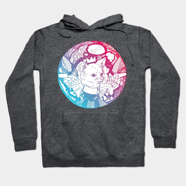 Dual Color Circle of the Chihuahua Hoodie by kenallouis